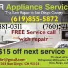 Business 2 image BR APPLIANCE SERVICE Washing Machine Repair in San Diego CA