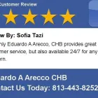 Business 17 image EDUARDO A ARECCO CHB Transportation Services in Tampa FL