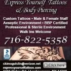 Business 1 image EXPRESS YOURSELF TATTOOS & BODY PIERCING, INC. in Lackawanna NY