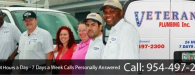 Business 3 image VETERAN'S PLUMBING INC Plumbers in Oakland Park FL